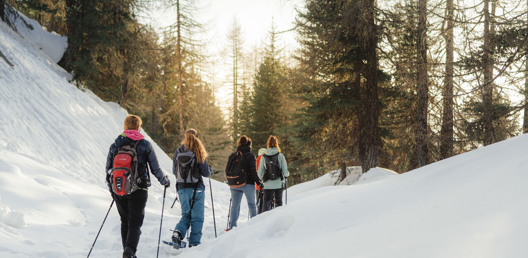Snowshoe tour in Fäld, Binntal