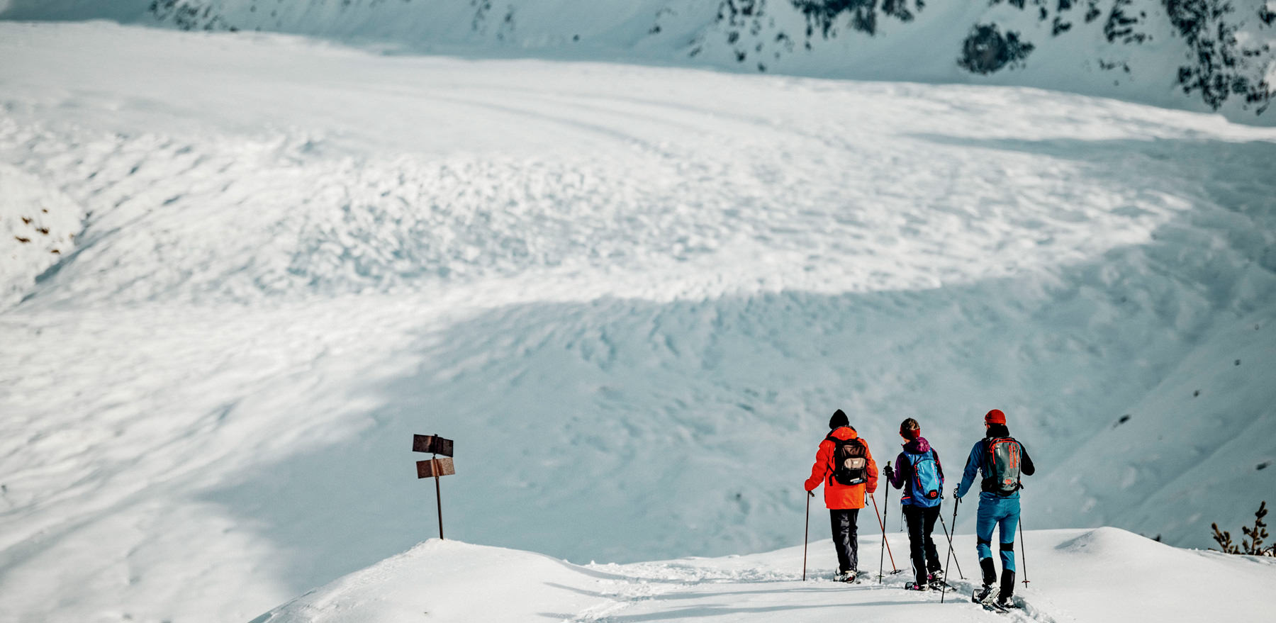 Snowshoeing through the UNESCO World Heritage Site